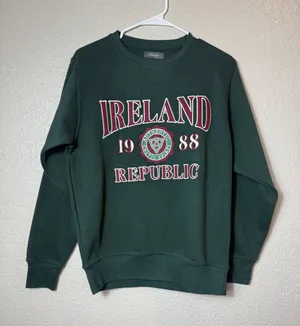 Vintage Collection Ireland 1988 Republic Celtic Green CrewneckSweatshirt S thumbnail 1