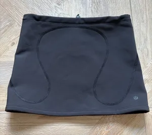 Lululemon Glyde Velvet Fleece Neckwarmer Black One Size Outdoor Sporty thumbnail 1