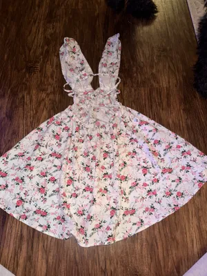 Shein Mini Dress Floral thumbnail 2