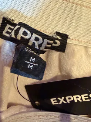 Express Light Pink Skater Skirt thumbnail 4