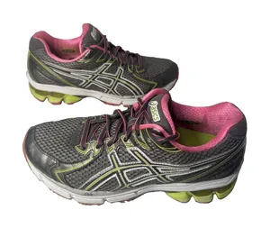 ASICS Gel GT-2170 Women’s Size 7.5 Gray Pink Lime Running Shoes T256N thumbnail 1
