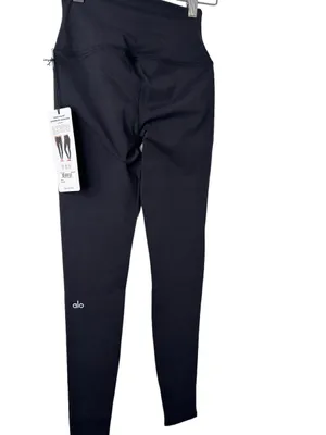 Alo NWT High Waisted Airbrush Leggings Black Size XXS thumbnail 4