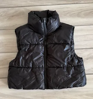 FME Lightweight Puffer Vest Black Large NWOT thumbnail 1