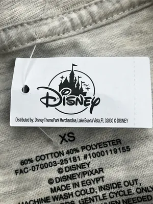 Walt Disney World Womens Grey Gray XS Short Sleeve Shirt Princess Letters NEW thumbnail 4