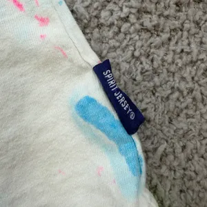 Disney Parks Spirit Jersey Disneyland Resort Neon Rainbow Tie Dye Size M thumbnail 5