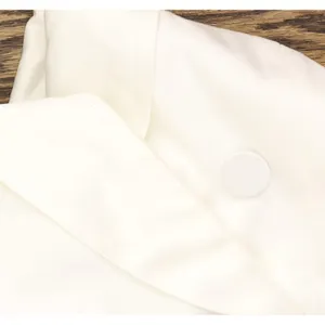 Adrianna Papell Bell-Sleeve Crepe Blazer Pullover Tuxedo Top White 8 thumbnail 5