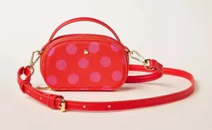 NWT Kate Spade X Target Pink‎ Polka Dot Mini Crossbody Bag Detachable Strap thumbnail 1
