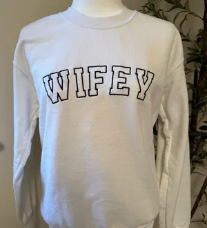 Wifey Crewneck SIZE SMALL thumbnail 1