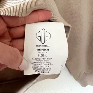 Golden Goose Floral Graphic Sweatshirt in Tan / Beige NWT thumbnail 6