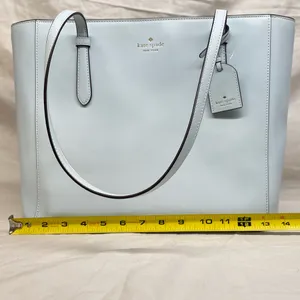 Kate Spade New York Schuyler Tote Bag - Light Blue (Saffiano PVC) thumbnail 6