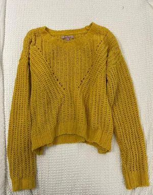 Love Tree Yellow Sweater thumbnail 1