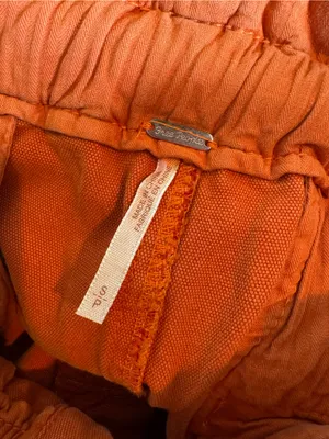 Free People Margate Pleated Trouser Pants Bird of Paradise Orange Size S thumbnail 10