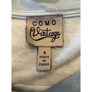 Camo Vintage Women’s Blue/White Camo Crew Neck Lightweight Pullover S thumbnail 2
