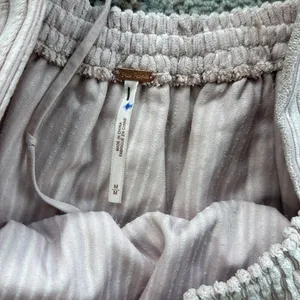 Free People Raquel Corduroy Top Dusty Pink Medium thumbnail 4
