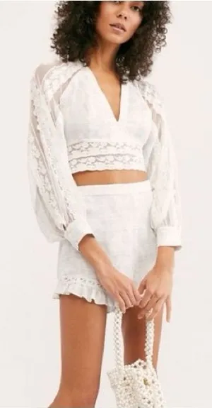 Free People Prairie Dawn Set Cottagecore Sz 6 thumbnail 1