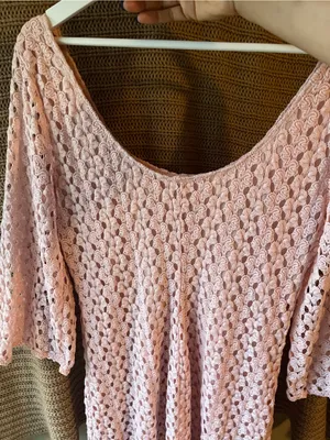 AUW Blush Pink Lace Mini Dress thumbnail 5