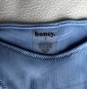 Honey Swim Marina Blue Ribbed Bikini Bottom thumbnail 3