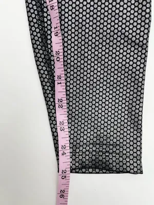 Beyond Yoga Spot On High Waisted Midi Leggings Size Medium Black Metallic Foil thumbnail 12