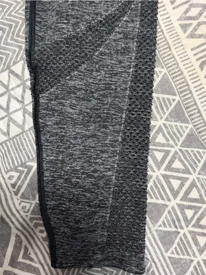All in Motion High Rise Breathable Knit Leggings Heather Gray Size Large thumbnail 5