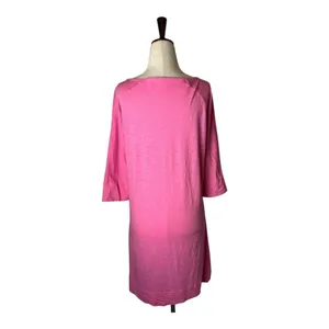 Lilly Pulitzer Dress Women Small Pink Pima Cotton‎ Slub Knit Casie Mini Tee Boho thumbnail 3