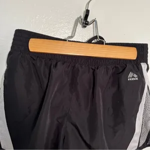 RBX Womens' Size Small Athletic Running Shorts Black Gray Mesh Side Style CR586 thumbnail 2