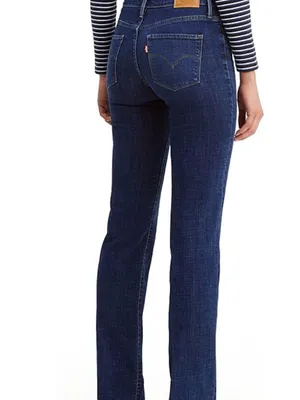 Levi’s 314 Shaping Straight Jeans - Dark Blue thumbnail 2