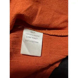 Easel Orange Lace Detail‎ Bell Sleeve A Line Dress Women's Size M thumbnail 4