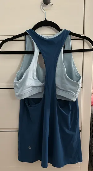 Blue Lululemon tank top thumbnail 4