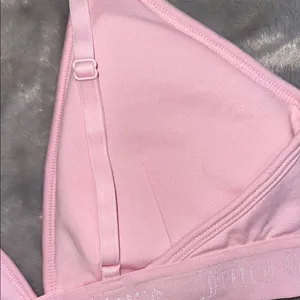 Juicy Couture Pink Bralette L | Logo Band | Soft Stretch Sleepwear thumbnail 7