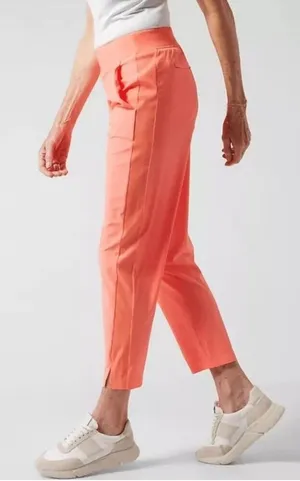 Athleta Brooklyn Ankle Pant Sunset Glow Orange Size 6 P Athleisure Travel thumbnail 1