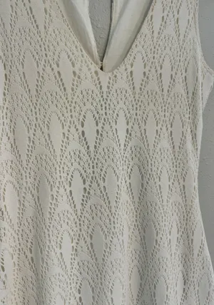 Idyllwind Off White Dress Size Small thumbnail 2