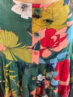 NWT $250.00 mare mare Alyssa Floral Midi Skirt by Free People thumbnail 4