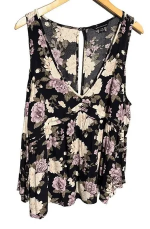 American Eagle AEO Tank / Cami sz Medium - Floral thumbnail 1