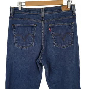 Levis 512 Perfectly‎ Slimming Bootcut Jeans Dark Wash Cotton Blend Size 14M thumbnail 7