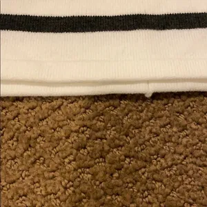 French Connection White & Grey Striped Sweater thumbnail 3