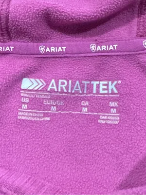 Ariat Tek Gear Meadow Mauve Sweatshirt Hoodie Women’s Medium thumbnail 2
