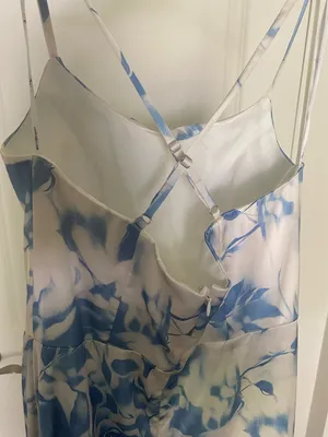 Blue and white maxi dress Size 2 thumbnail 3