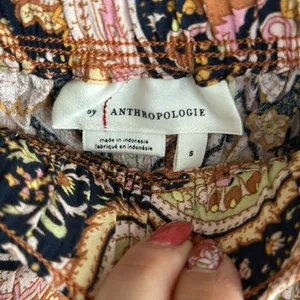 Anthropologie Odette Paisley Crepe Joggers thumbnail 8