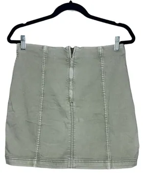 Free People Modern Femme Mini Skirt Size 12 thumbnail 2