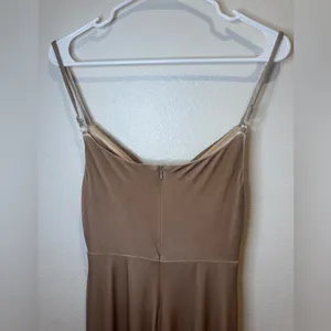 Revelry Skye‎ Velvet Champagne Cowl Neck Maxi Dress Size 2 thumbnail 7