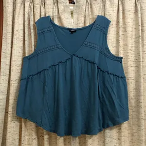Torrid Shirred Tunic Tank  thumbnail 1