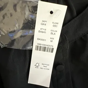 J Crew Women Drapey Shirt Dress Size M Black Satin-back Crepe Button Long Sleeve thumbnail 9