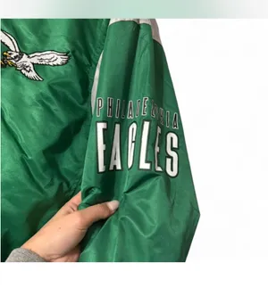 NFL Philadelphia eagles Green Eagles varsity Puffer Jacket XL thumbnail 3