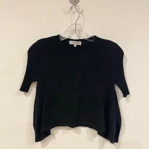 Opening Ceremony Linear Ribbed Crop Top Size XS EUC thumbnail 2