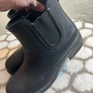 Madewell Black Winter & Rain Boots sz 8 Chelsea style rain snow preppy classic thumbnail 8