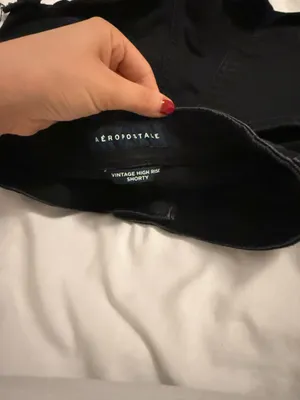 Aeropostale Black Jean Shorts thumbnail 2