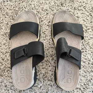Bionic Sandal Slip Resistant Leather Upper And‎ Lining Sandal Size 9.5 Gorpcore Black thumbnail 2
