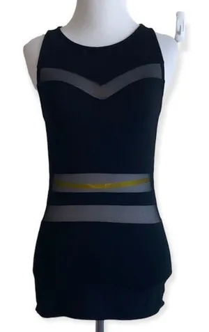 5/$30 🎈Express womens small black mesh panel tank‎ top thumbnail 1