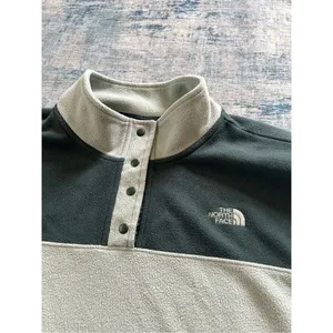 The North Face Green Glacier Snap-Neck Fleece Pullover Women's Size XL thumbnail 3
