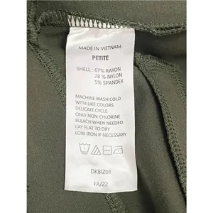 Quince Ultra Stretch Ponte Bootcut Pants Olive Green Size Large Work Career thumbnail 10